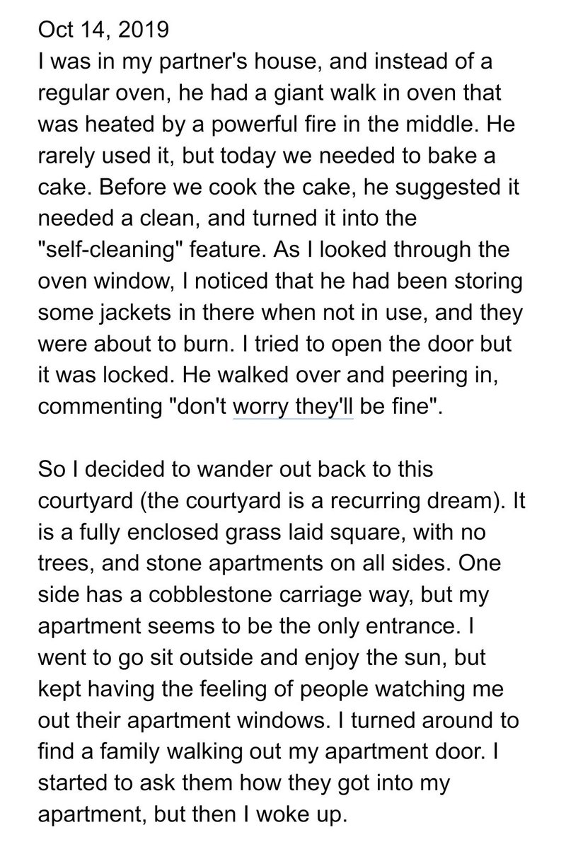 _theniwokeup's tweet photo. Can't get over how incredibly energy inefficient a walk-in oven would be �� #dreamlog #vividdreaming https://t.co/SJZJ4yFmvk