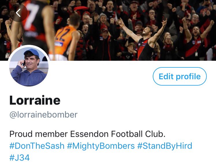 lorrainebomber's tweet photo. @WeAreEssendon You can add mine to@the list 😂😂😂
#GoAdrian https://t.co/x9e4VvSkJK