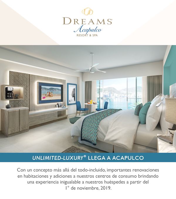 Un nuevo concepto de lujo y confort ilimitado está por llegar muy pronto. Conoce más aquí: buff.ly/2IK41Wv #Dreams #DreamsResortAndSpa