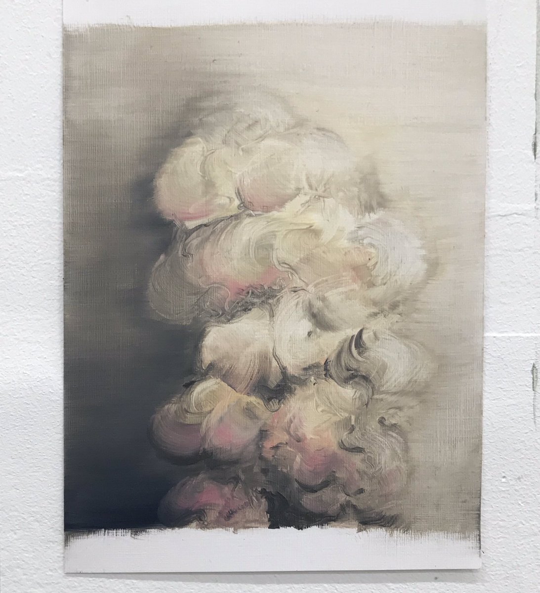 Muster, oil on paper #sketchaday #sketchday285 #painting