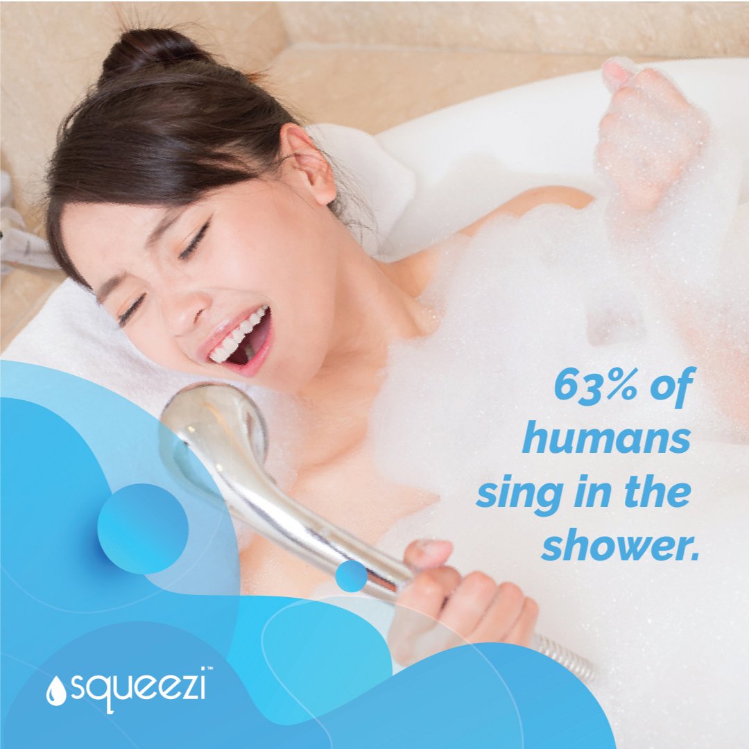 3 out of 5 Americans sing in the shower. Their favorite ballads? Country of course! 
🛀💭  #ShowerThoughts