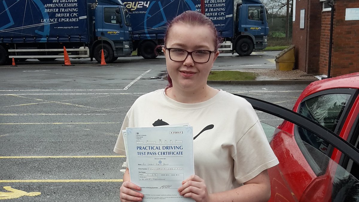 DriverLupe's tweet image. Congratulations to Donna for passing your driving test