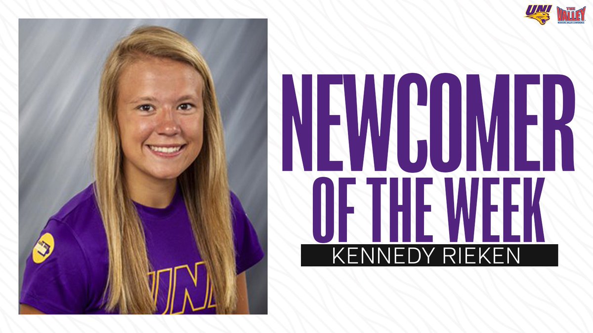 Recording her first collegiate goal in overtime to help lead <a href="/UNI_Soccer/">UNI Soccer</a> to a 2-1 win against Indiana State, Kennedy Rieken is the #MVCsoccer newcomer of the week.