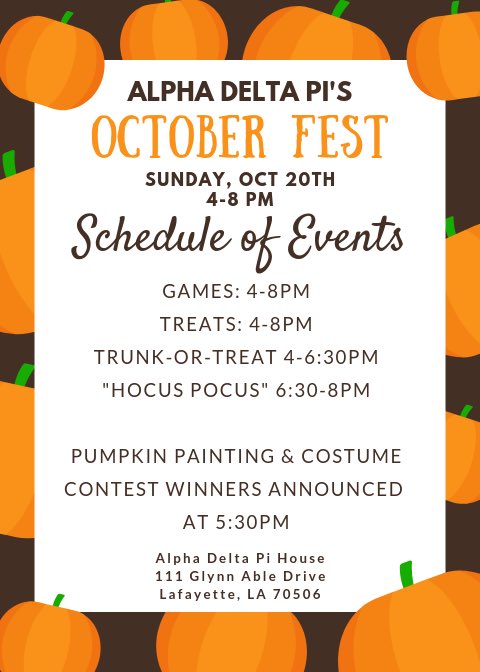 adpilovesRMHC's tweet photo. here is the schedule of events!! All you need to bring are some simple donation items &amp; a smile!! Join us for an evening of fun🤩👻🎃🍁 https://t.co/SbNjkry8rz