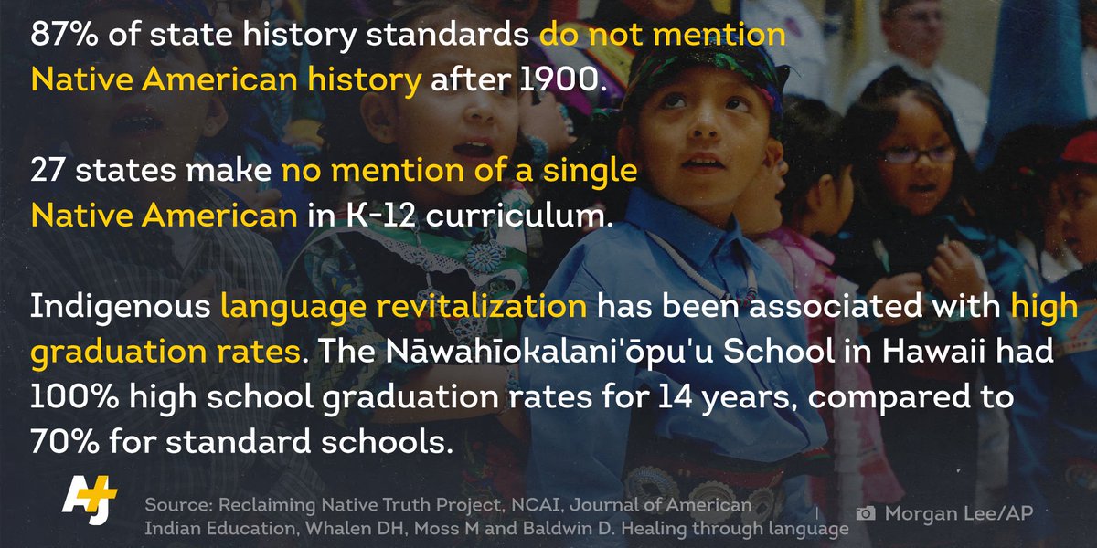 ajplus's tweet photo. Here are some facts to remember on #IndigenousPeoplesDay. https://t.co/RJRgA8QauL