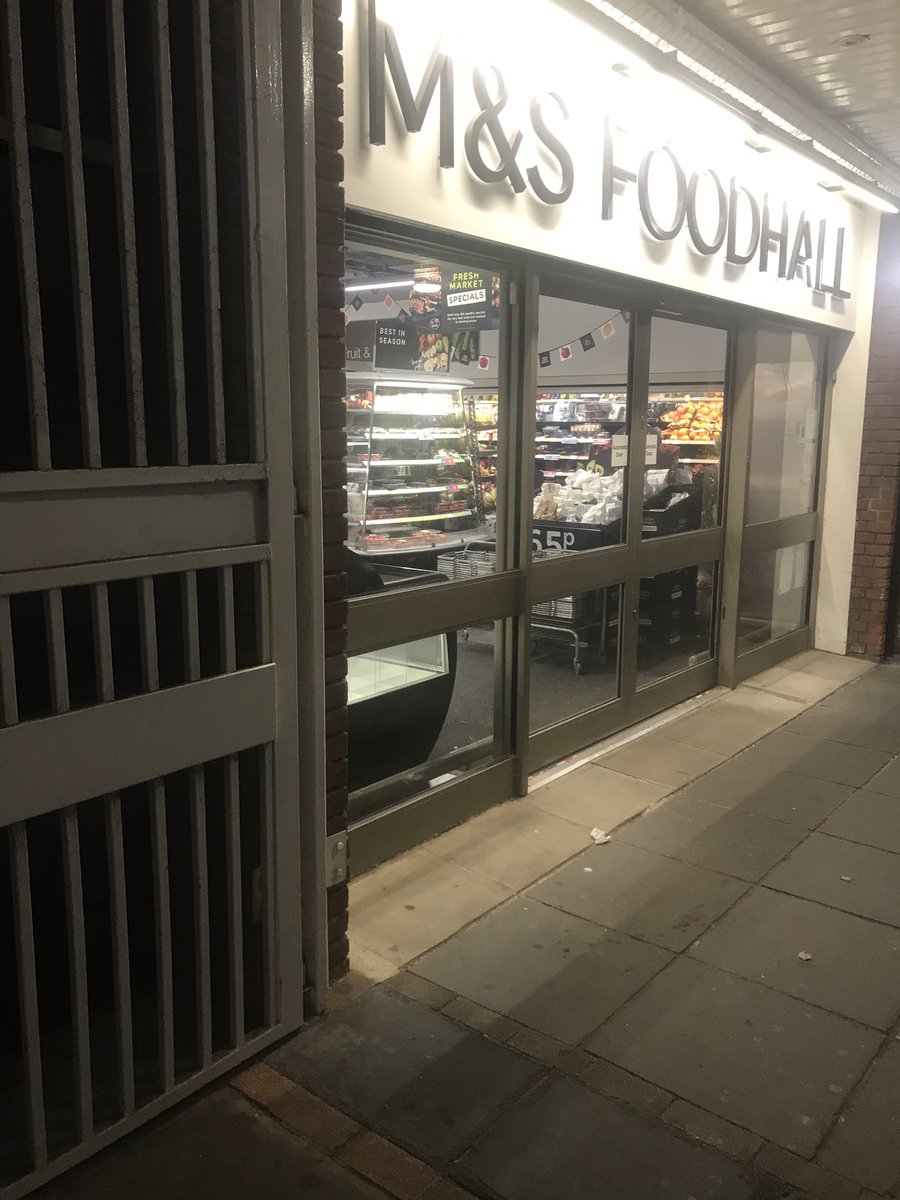 petecdodd's tweet photo. @marksandspencer @MarksnSpence hi. I was at your formby store Friday at 6.45 pm. The auto doors were locked and the trolleys were locked. Is this normal practice. I went to sainburys 100 meters away. Rather disappointed with m&amp;s https://t.co/EjZghYZv7L