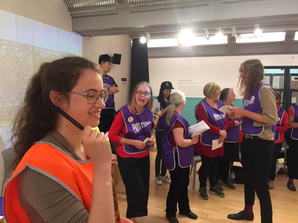 infiniteopera's tweet photo. #TBT to collab w/ Post Workers Theater & The Protest Choir @ Three Day Workout @tateliverpool which involved cycling & protest singing, taking inspiration from the Clarion movement. 🤜🤛💪
#infiniteopera #workshop #protestchoir #dayout #outreach #politics #socialist https://t.co/o9iwzJQTk2