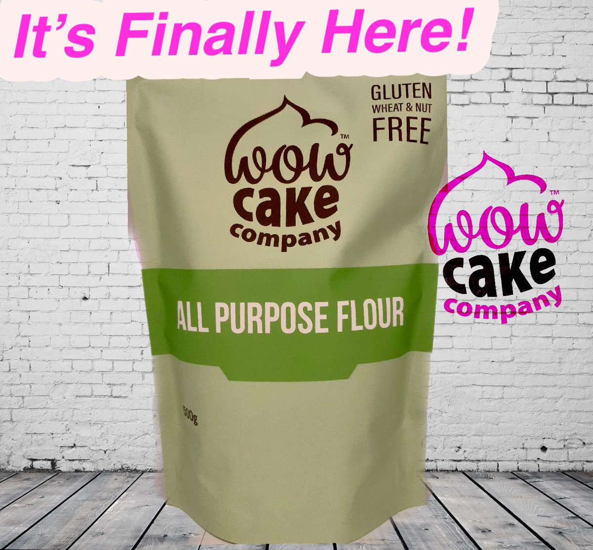Tomorrow is WOW Day and, as promised, here’s our BIG News!
Available from 15 October is our all new Gluten Free, Wheat Free, Nut Free, Egg Free and Dairy Free All Purpose Baking Flour! 
More info to come.
#news
#glutenfree
#baking
#cake
#coeliac
#weekend 
#cake