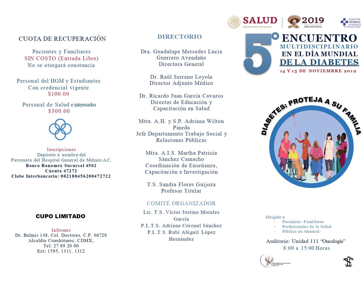 HGM_OD's tweet photo. #ComunidadHGM no falten. @HGM_OD @VOLUNTARIADOHGM @HGM_General @ceids_hgm @OrganizacionHGM @SSalud_mx @fmdiabetes @DiabetesJxT @fundiabetes @DialogosCanal11 https://t.co/vRVzMYRwvs