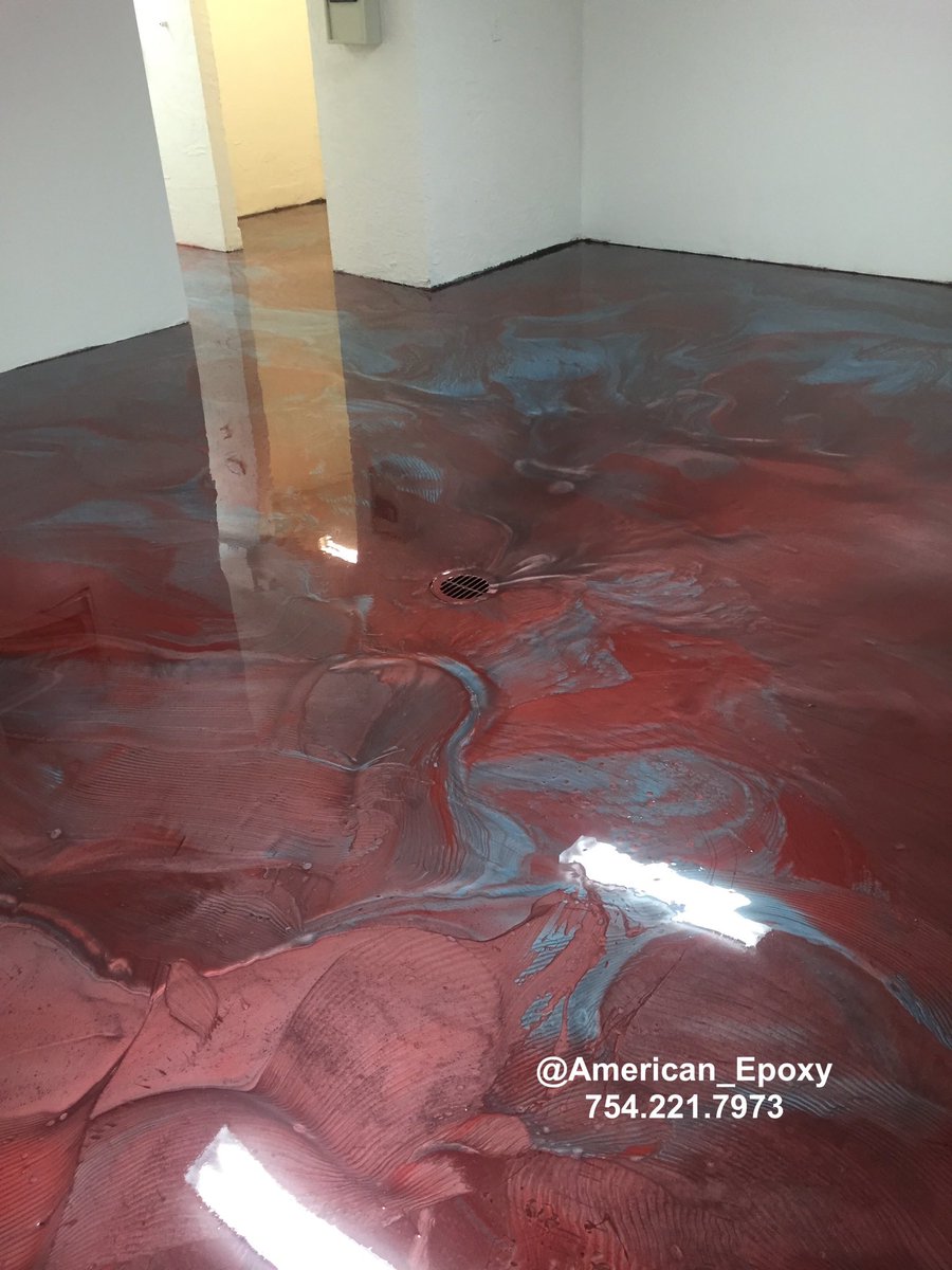 American_Epoxy's tweet photo. #MetallicMonday Make your vision come to life! Contact us today for your custom epoxy floors 754-221-7973. https://t.co/NhJNV9p1OM