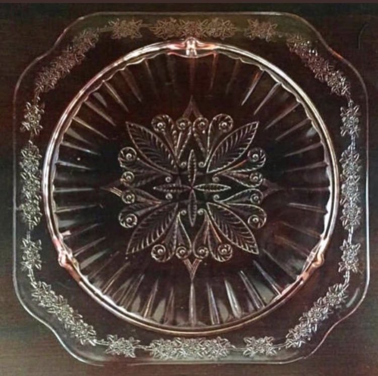 etsy.me/2yQs7th 💗Pink depression glass is one of my faves 🍰  #pinkdepressionglass #pinkglass #cakeplate #giftideas #pinkkitchen #GotVintage #etsyshopping #vintage #fleamarketdecor #shabbychic 
#reducereuserecycle #interiordesign