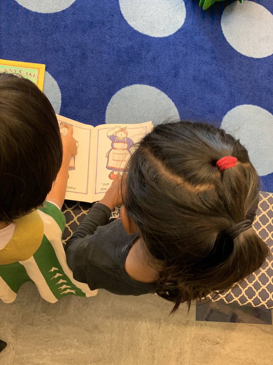 MissKimsKinders's tweet photo. Storybook readers worked with partners today in K. We worked to seesaw read, use our tools and make it sound right! Readers know there are many ways to read an old favorite. #ReadersRetell #SeesawRead #Partners @TCRWP @MissDugansKs @OakPrincipal @lasdk8 https://t.co/MKDJxnMMeE
