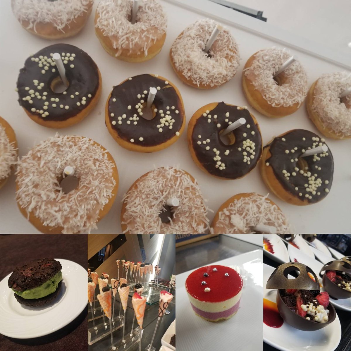 Happy National Dessert Day! My job gives me a chance to serve and try some amazing desserts! 
.
.
.
#nationaldessertday #bostonparkplaza #banquetlife #bostonevents #bostonhotels #donutwall #doughnutwall #icecreamsandwiches #chocolate