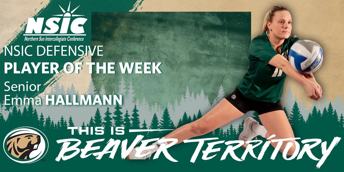 BSUBeaversVB's tweet photo. @emma_hallmann named #NSICVB Defensive Player of the Week for the first time!

https://t.co/oYXZDEFX2h

#GoBeavers #BeaverTerritory https://t.co/3jQ0HKr2dc
