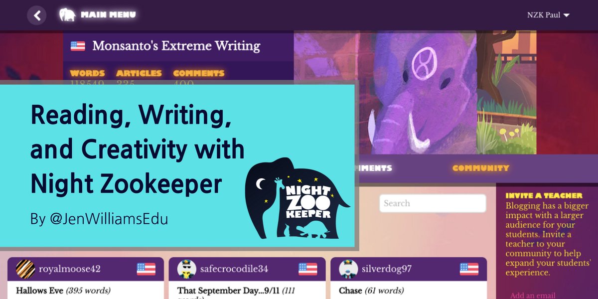 Dr. Jennifer Williams #GoalsProject (@jenwilliamsedu) on Twitter photo So fun to share about some of my favorite tools for digital citizenship and taking action with students today at the #DigCitSummit!
Here were a few tools I highlighted:
<a href="/AdobeForEdu/">Adobe For Education</a>
<a href="/goproject/">Global Oneness Project</a>
<a href="/nearpod/">Nearpod</a>
@Flipgrid
<a href="/nightzookeeper/">Night Zookeeper - Fantastically Fun Learning</a> --> Blog post review here: jenwilliamsedu.com/blog/reading-w⦠So fun to share about some of my favorite tools for digital citizenship and taking action with students today at the #DigCitSummit!
Here were a few tools I highlighted:
<a href="/AdobeForEdu/">Adobe For Education</a>
<a href="/goproject/">Global Oneness Project</a>
<a href="/nearpod/">Nearpod</a>
@Flipgrid
<a href="/nightzookeeper/">Night Zookeeper - Fantastically Fun Learning</a> --> Blog post review here: jenwilliamsedu.com/blog/reading-wβ¦