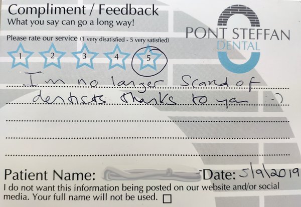 Always love to hear this one! 🎉

"I'm no longer scared of dentists thanks to you😀"

#Dentist #DentistLife #Lampeter #Ceredigion #Feedback #Compliment