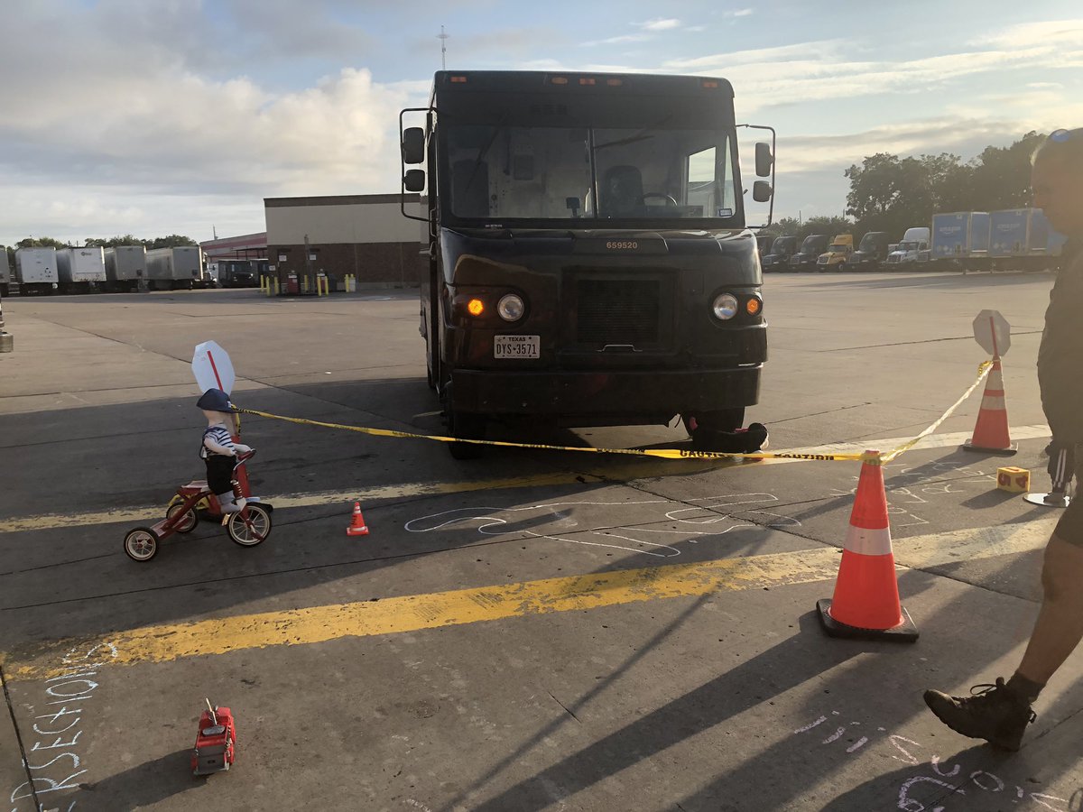 Stafford’s Katy Center Guard Gate Activity Intersection: Clear all intersections, make eye 👁 contact, make sure they see you (horn, lights, signals, use your mirrors, look left front right front left.