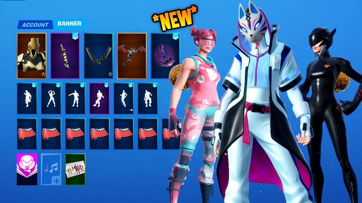 Pcgame On Twitter New Fortnite Season 10 All Leaked Skins Emotes Windmill Floss Female Drift Ultimate Knight Link Https T Co 5rgr40aeln Bubblepopperpickaxe Femaledriftskin Fortniteleaks Fortniteseasonx All Leakedskinsu0026emotes