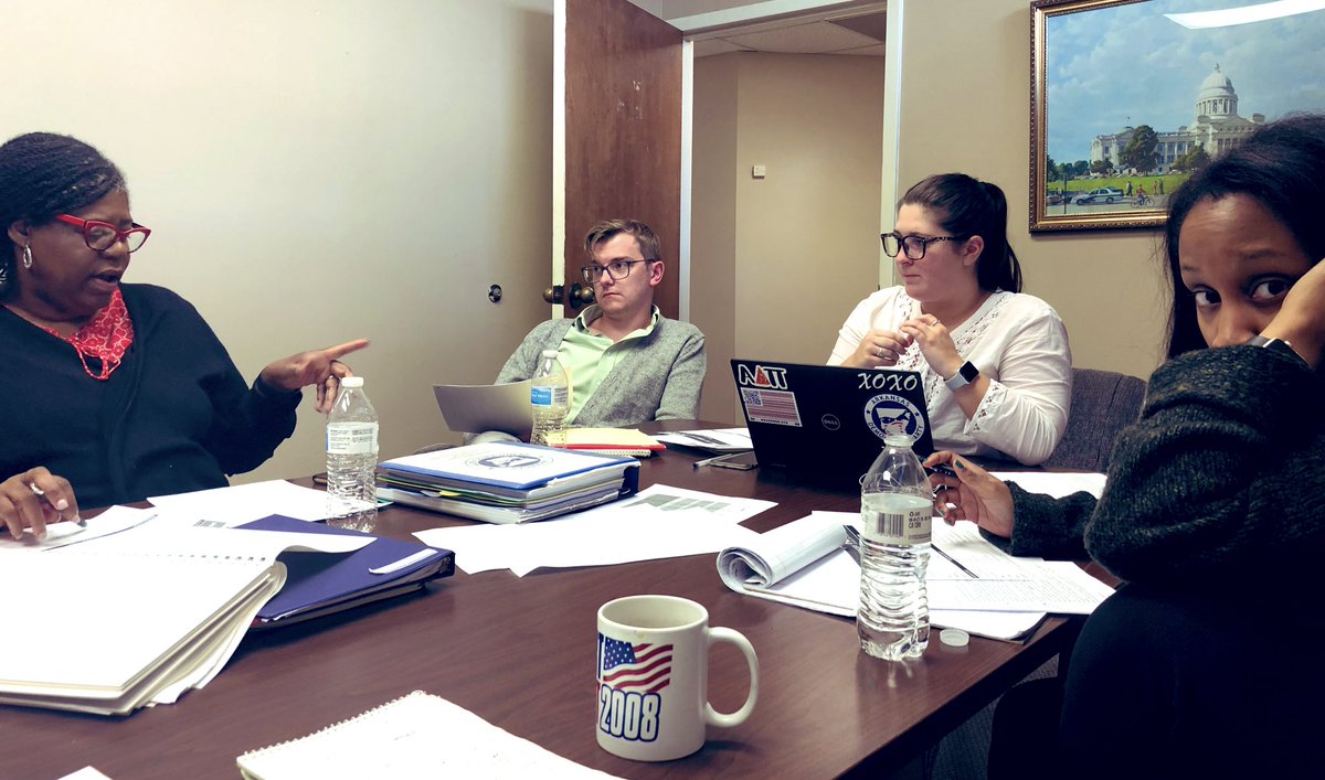 ArkDems's tweet image. Monday staff meeting at @ArkDems HQ! #arpx