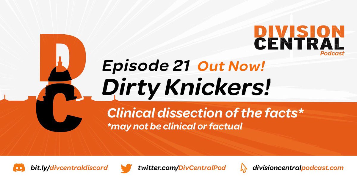 DivCentralPod's tweet image. 🔴EPISODE #21 of the Division Central Podcast🔴

Listen here

💻Website: bit.ly/divcentral
🔈iTunes: bit.ly/divcentralitun…
🔈Google: bit.ly/divcentralgoog…
🔈Spotify: bit.ly/divcentralspot…

Why not join the Discord: bit.ly/divcentraldisc… 

#TheDivision⁠
