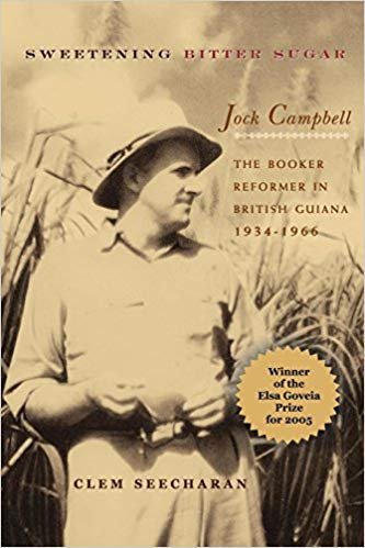 VoxSMauritii's tweet photo. Required reading for this year's BOOKER PRIZE should be "Sweetening Bitter Sugar," Clem Seecharan's important bio of the founder, LORD CAMPBELL OF ESKAN. And that, even though written before the author became aware of "Jock's" interracaial background. https://t.co/tq9K0M9EhF