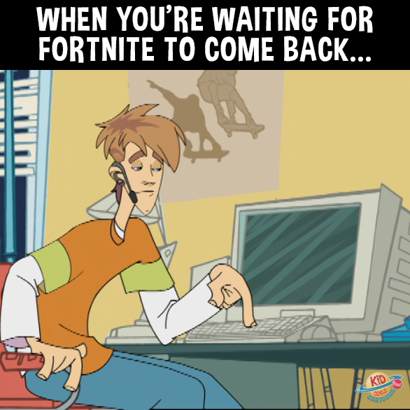 KidGeniusTV's tweet photo. Still waiting ... 🧐 #Fortnite #KidGenius #CarlSquared https://t.co/0MhwBss84J