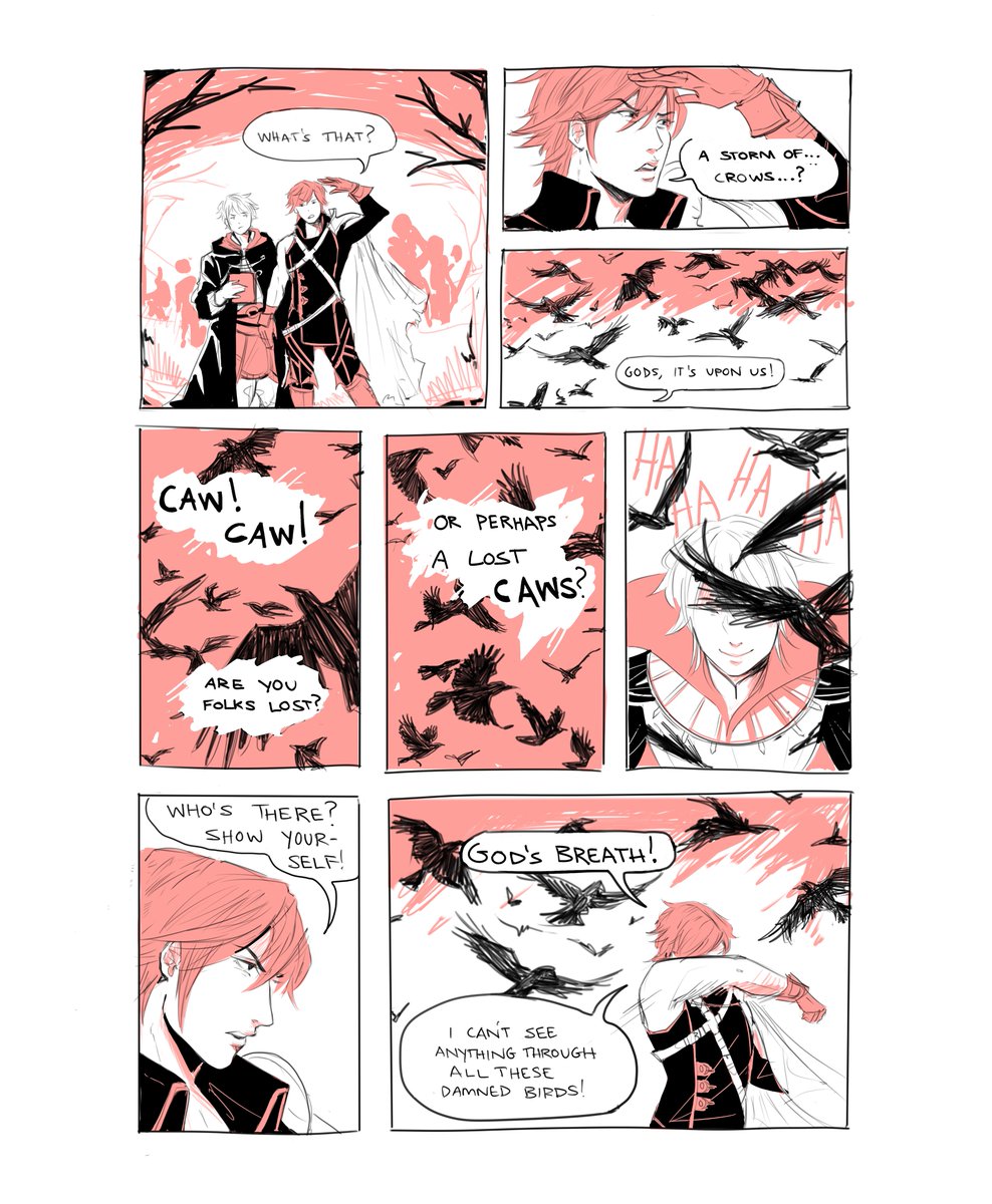 ever since i first played awakening i've wanted to adapt some of it into a comic. i tried doing one of my favorite scenes for class!! #FireEmblem 