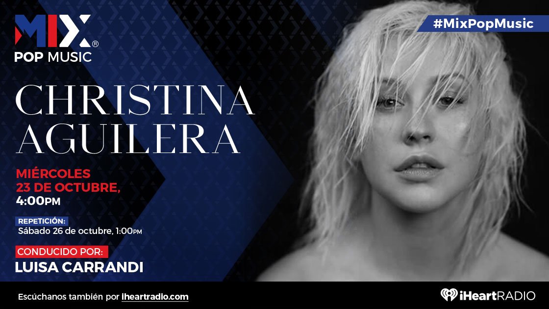 MixMxOficial's tweet photo. Christina Aguilera uno de los iconos musicales más importantes del mundo no solo por potente voz,  sus letras y sus canciones la hacen única. 

#MixPopMusic a través de toda la cadena #MixFm >> https://t.co/RwYoJzUAaA https://t.co/zKwsujTT6A