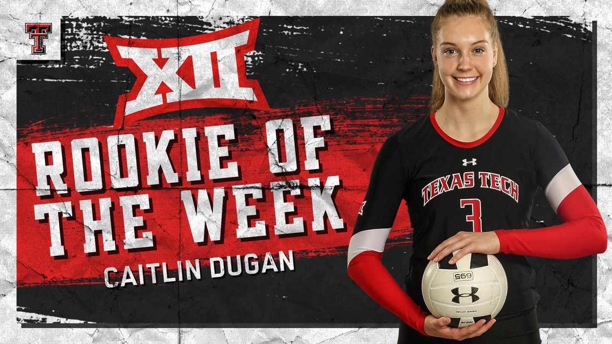 TexasTechVB's tweet image. .@caitlindugan_ picked up the first @Big12Conference award of her career! 🤩

📰➡️ bit.ly/31aqtys

🔴#WreckEm⚫️