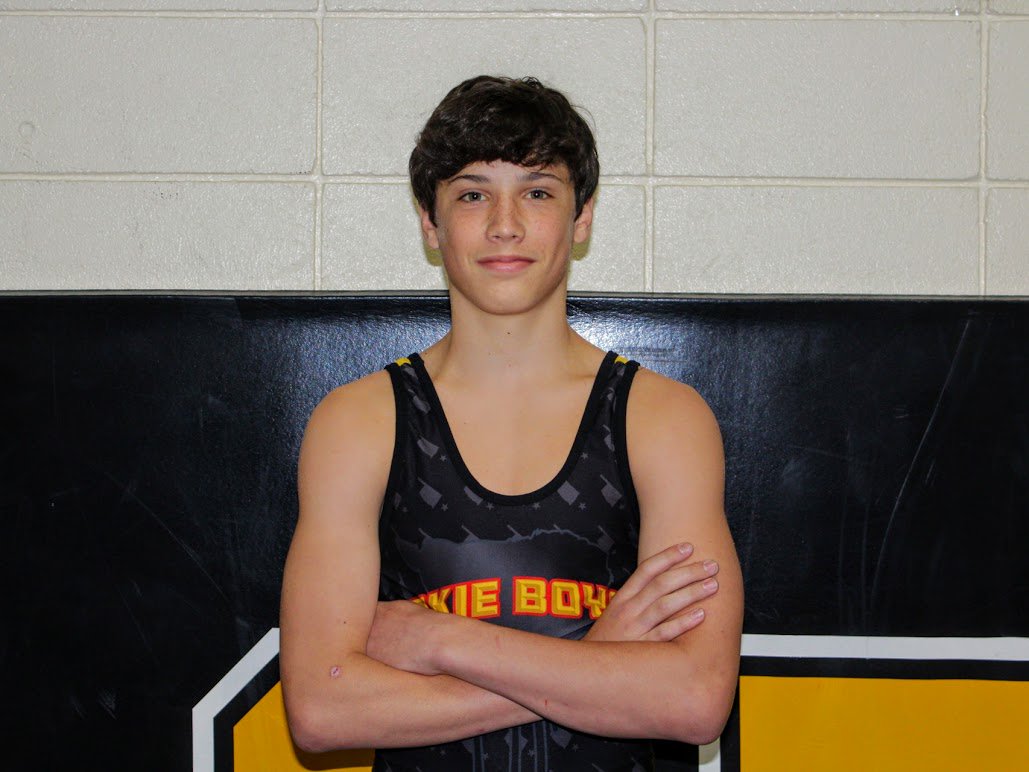 Sandite Wrestler of the Week
Micheal Smith 
Favorite move?- High Crotch
Celebrity Crush?-  Jennifer Aniston 
Hero/Role model?- Kyle Dake 
Most embarrassing moment?- "I was winning 12-0 at state and got pinned..."