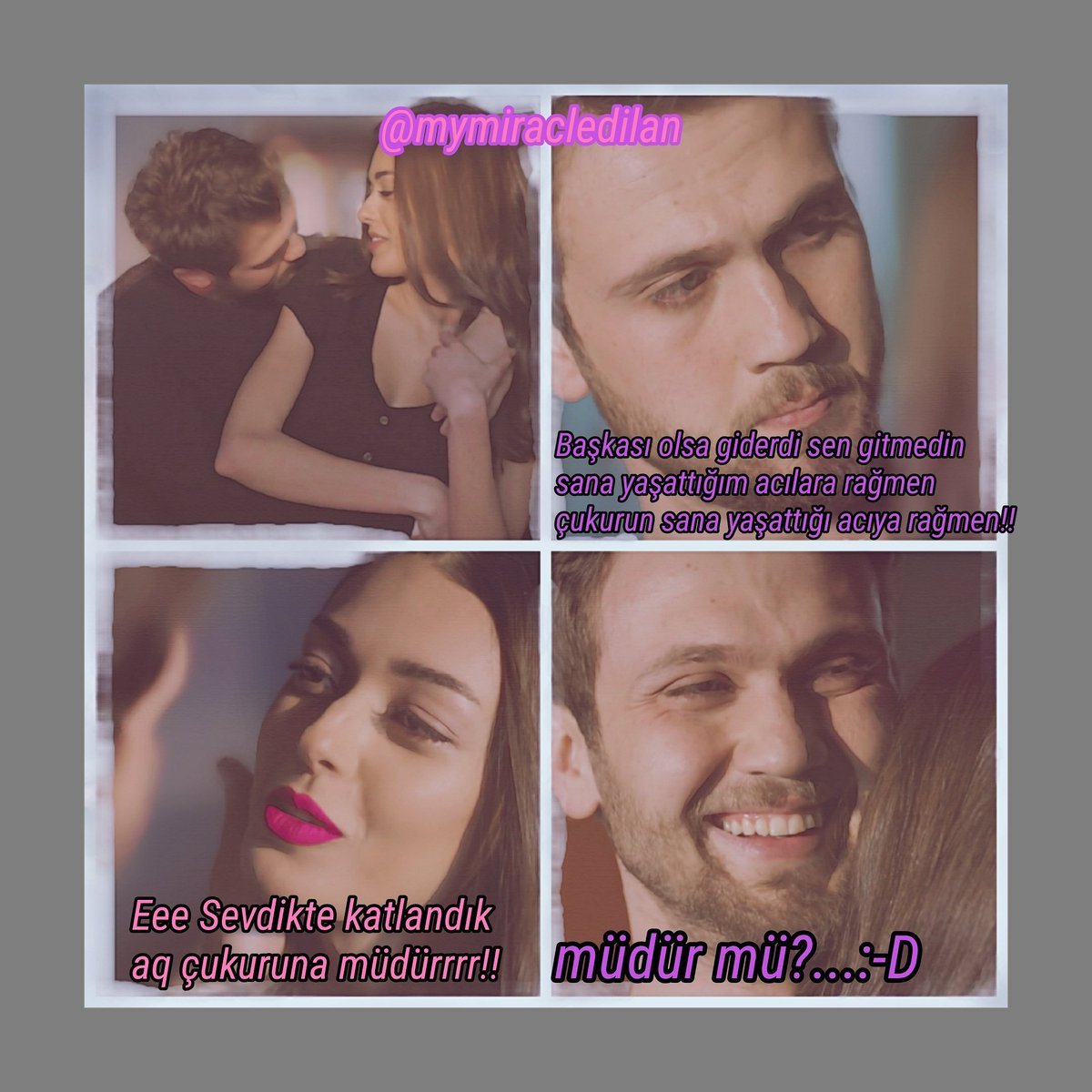 "Yamaç ve senami özledim yamacın o senayla olan konuşmalarında ki gülüşünü özledim böyle kisilan gözlerini özledim"..🍷🍷😍😍
<a href="/Aras_B_iynemli/">Aras Bulut İYNEMLİ</a> <a href="/dilandeniiz/">Dilan Çiçek Deniz</a> #senakocovali #ÇukurEvimizYamaçBabamız #dilandeniz #dilancicekdeniz #Dilandeniz  #cukur  #dilançiçekdeniz