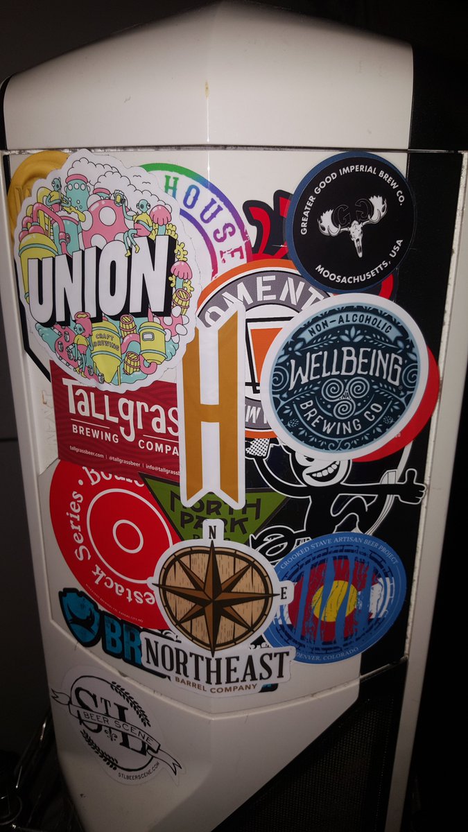 TheProphetKane's tweet photo. Welcome to the family to all the Breweries from the #gabf that gave me stickers!!!! Also. Shout-Out to @NZXT for the great canvas :) https://t.co/T1nG6gPaxM