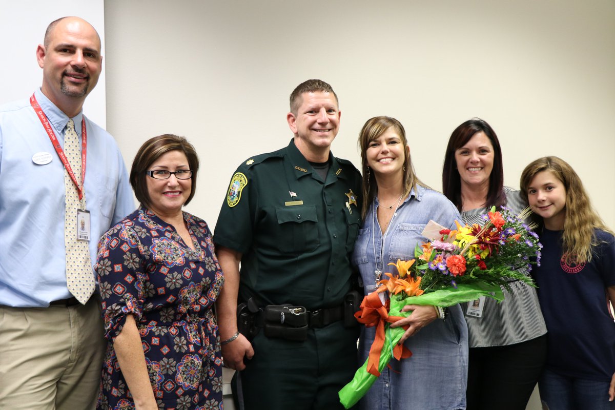 CitrusSchools's tweet photo. Congratulations to Michelle Ferrara, Retirement Specialist for the District's HR Dept. Michelle was chosen from five finalists to represent the District Services Center as the School-Related Employee of the Year for Citrus County Schools!  Congrats to all of our finalists! #SREOY https://t.co/IHDG5T6trJ