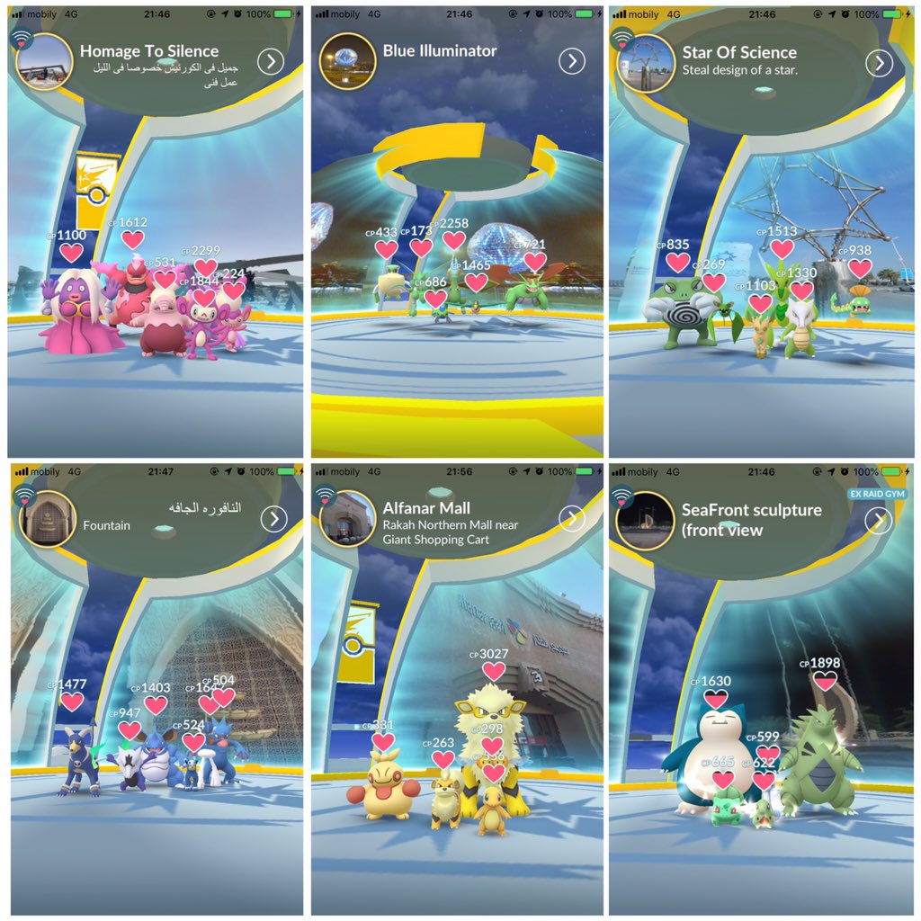 bhebe_ganda's tweet image. Having fun with #ThemeGym with my fellow #Instinct as the previous gyms mon are looking awful!🤣 Encountered #ShinyBronzor again from a task!✨💚 #Pokemon #PokemonGO