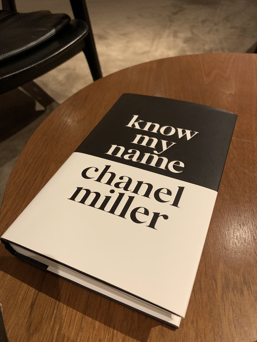 I have so much to say about this book but THANK YOU Chanel Miller for your bravery, blinding clarity and brilliant voice. All men and women should be reading #KnowMyName. One of the best I’ve read in ages. <a href="/Stanford/">Stanford University</a> please get this added the required reading for freshmen!