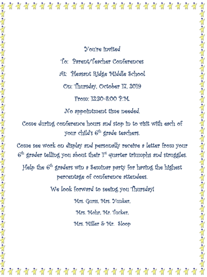 SandyGurss's tweet photo. 6th grade parents, click to read our invitation to you. #PRMSRams @USD449 https://t.co/nQ02E4EeiH