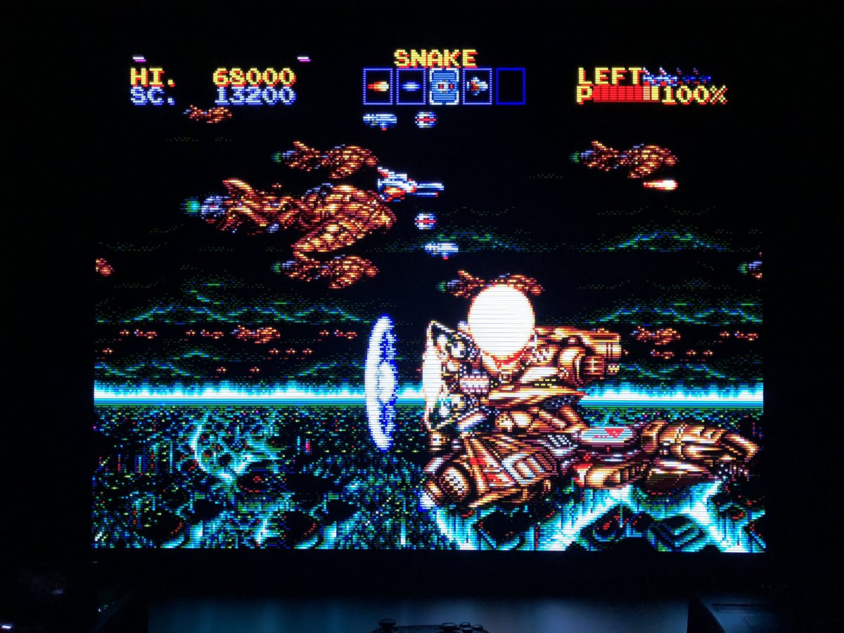 Betagarci's tweet image. Pero que bonico es... y que muñones soy
Bueno han caído algunos... 😂
 #thunderforceIV
#megadrive