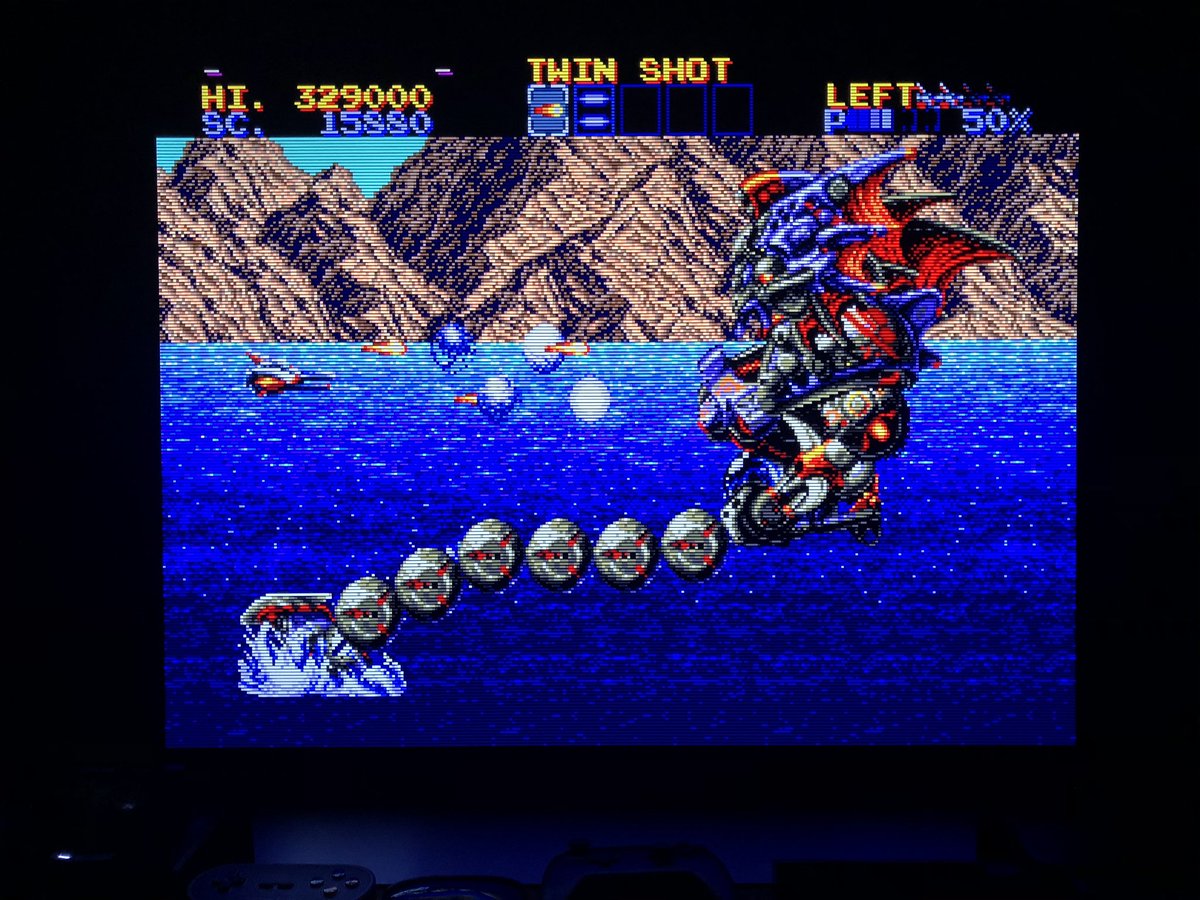 Betagarci's tweet image. Pero que bonico es... y que muñones soy
Bueno han caído algunos... 😂
 #thunderforceIV
#megadrive