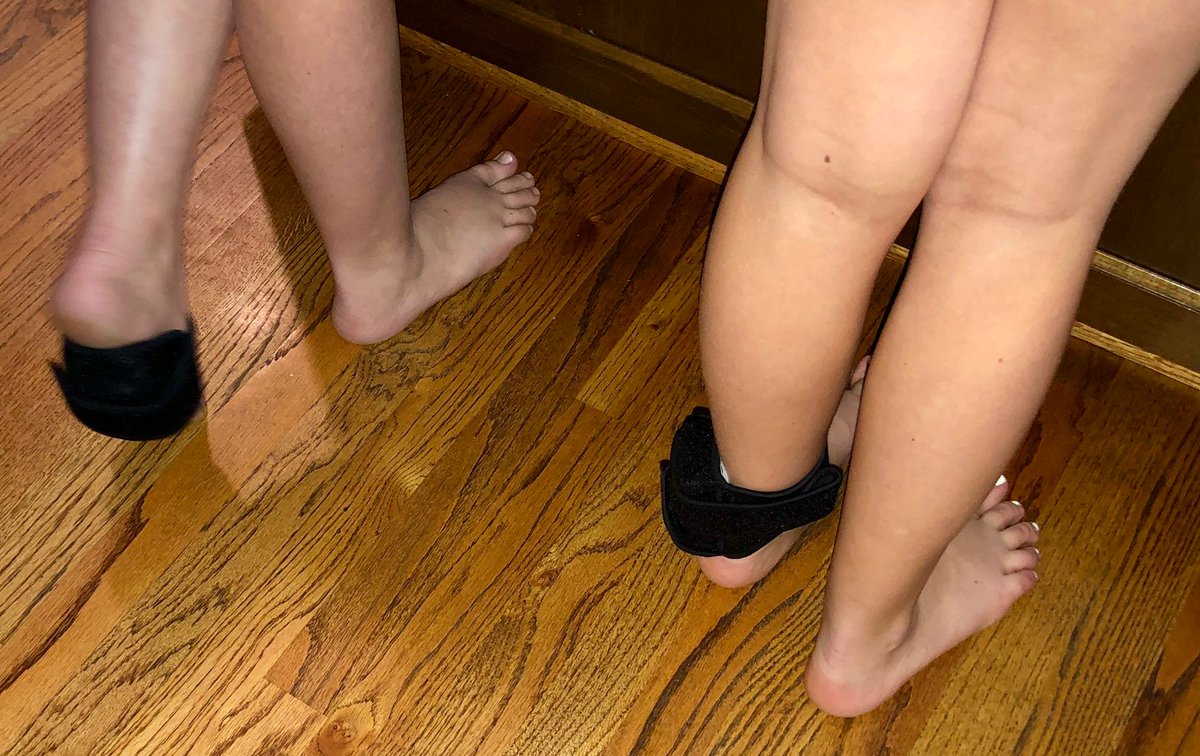 vibracool's tweet photo. After a full day of gymnastics camp, two little girls had sore ankes, sore feet, sore everything! They're lucky to live in a VibraCool house! #WhatWorksForPain https://t.co/CG2eRf22d0