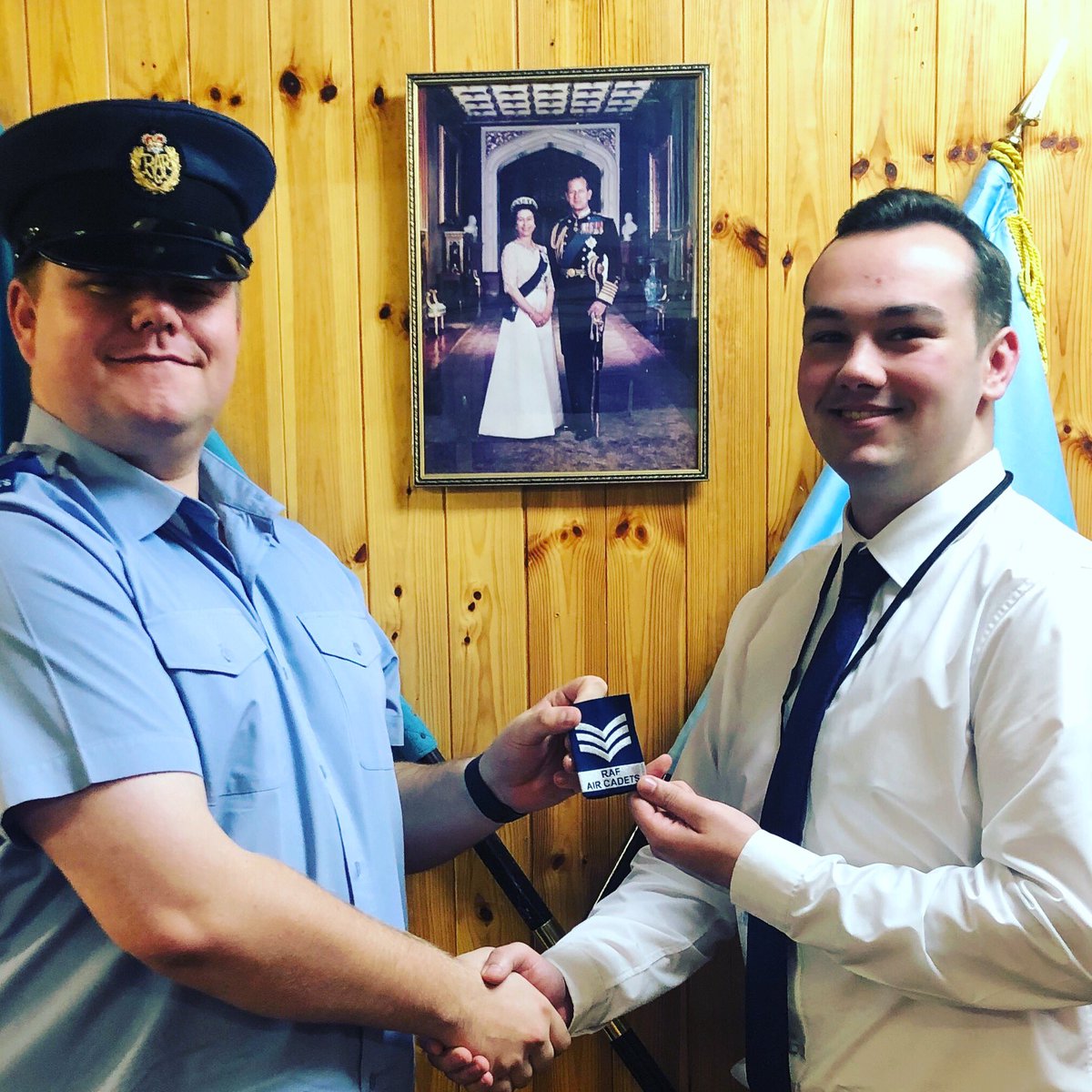 The Squadron is so pleased to announce that after his SNCO Board, CI Anthony Holden will soon be Sgt Anthony Holden RAFAC! Anthony has worked so hard to achieve this and everyone at 1175 is so proud of him! 

CONGRATULATIONS SGT HOLDEN!