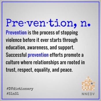 iwcvicwitness's tweet photo. Prevention promotes a culture where relationships are rooted in respect & peace. π
.
.
#DVdictionary #31n31 @nnedv #domesticviolence #victimservices https://t.co/fuLe462JC3