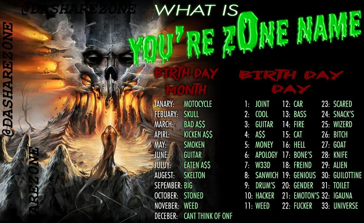 WHATS YOU'RE Z0NE NAME - https://t.co/Qtp3PuUDXE ADMIN