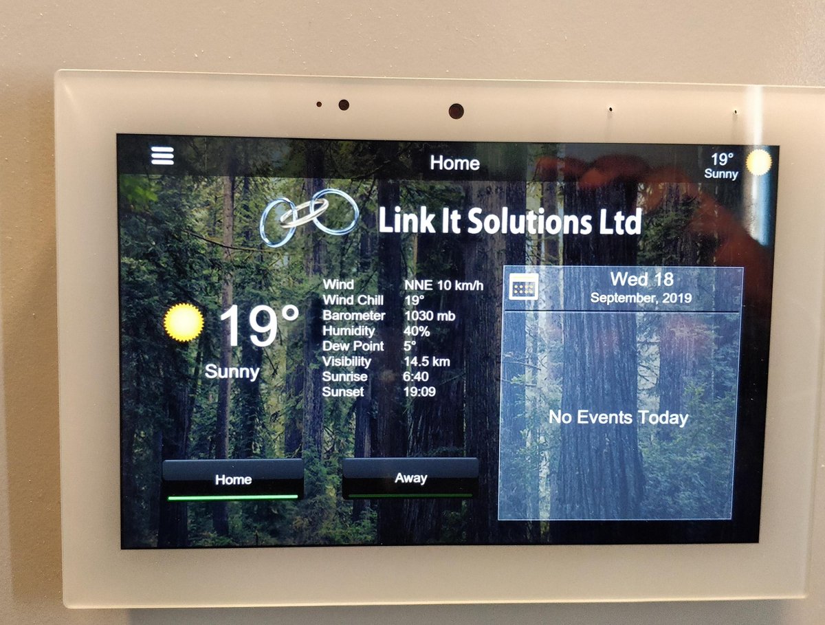 LinkItUK's tweet photo. The Elan system TP8 smart wall panel with facial recognition & built in Alexa
Speak to us @LinkItUK
#buildit #smarthome #smarthometechnology #selfbuild #gravenhill #builditlive #rticorp #rakolighting #surreyhills #ascot #wimbledon #ickenham #luxuryhomes #smarthomes https://t.co/FTEvHRT1G4