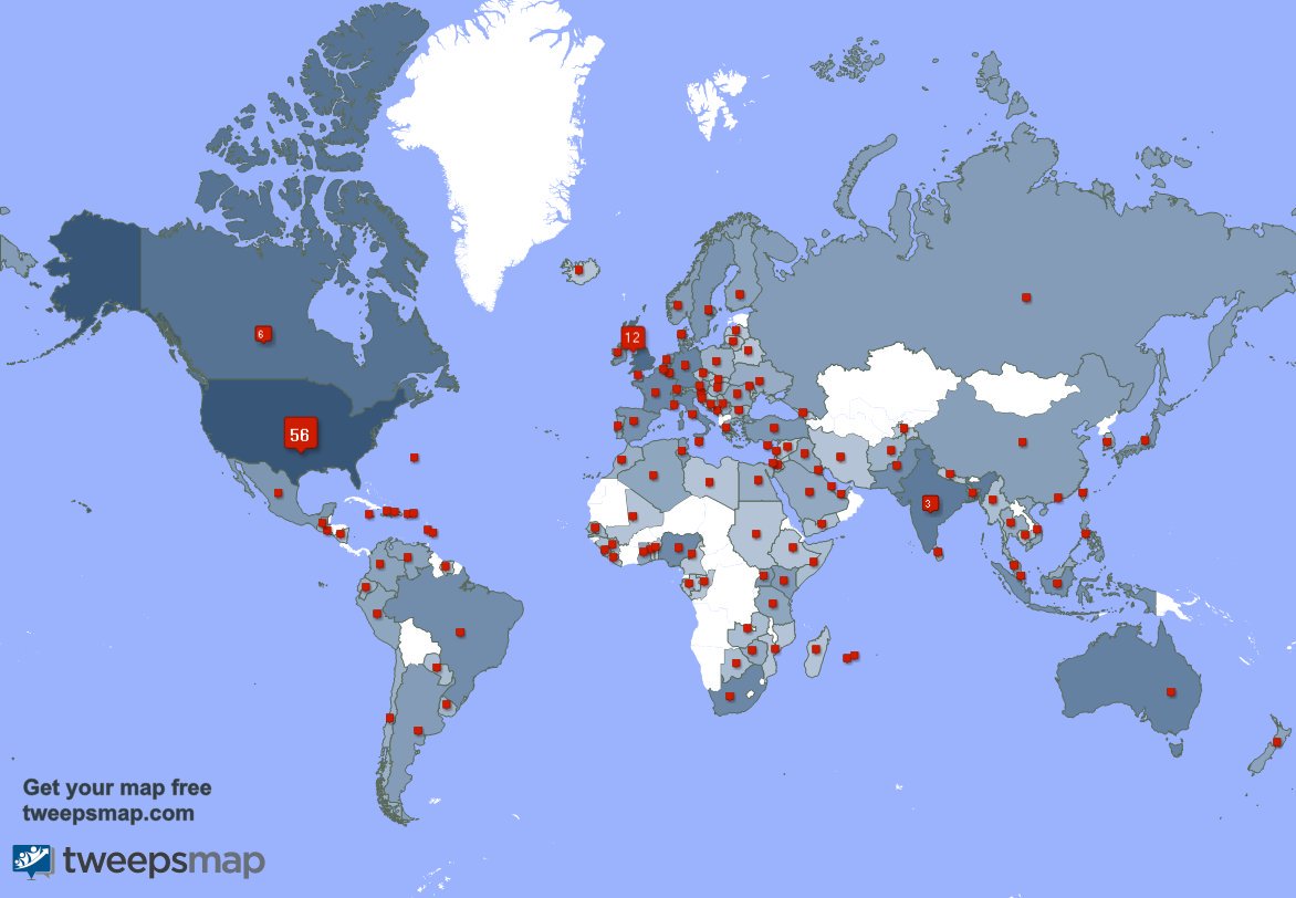 I have 27 new followers from USA, and more last week. See tweepsmap.com/!SophieNoelle1