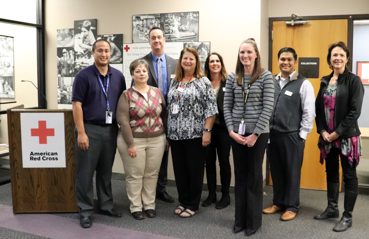 Three employees were recognized last week by the American Red Cross: Maize South Elementary's Glen Shafer and Stephany McClellan for saving a 4th-grader's life last year, and Maize South Middle's Joann Wheeler. Joining them were leaders from the Red Cross and Maize USD 266.