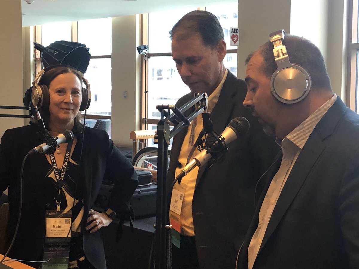 ACECMA's tweet photo. Robin Greenleaf @arcengrs @RobinGreenleaf1 + Jeff Connelly for #ACECBusinessInsuranceTrust https://t.co/KR0qIWiNMh on @ACEC_National podcast #EngineeringInfluence #ACEC2019Chicago
Stay Tuned for this podcast! https://t.co/GTQe1bMk1g