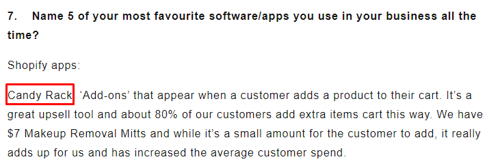digismoothie's tweet photo. Wow, we are honored! Swear this wasn't a paid promo 👍 #candyrack #shopify #upsell #app 

Full interview at https://t.co/AKcTrtGWeK https://t.co/coJII4azcM