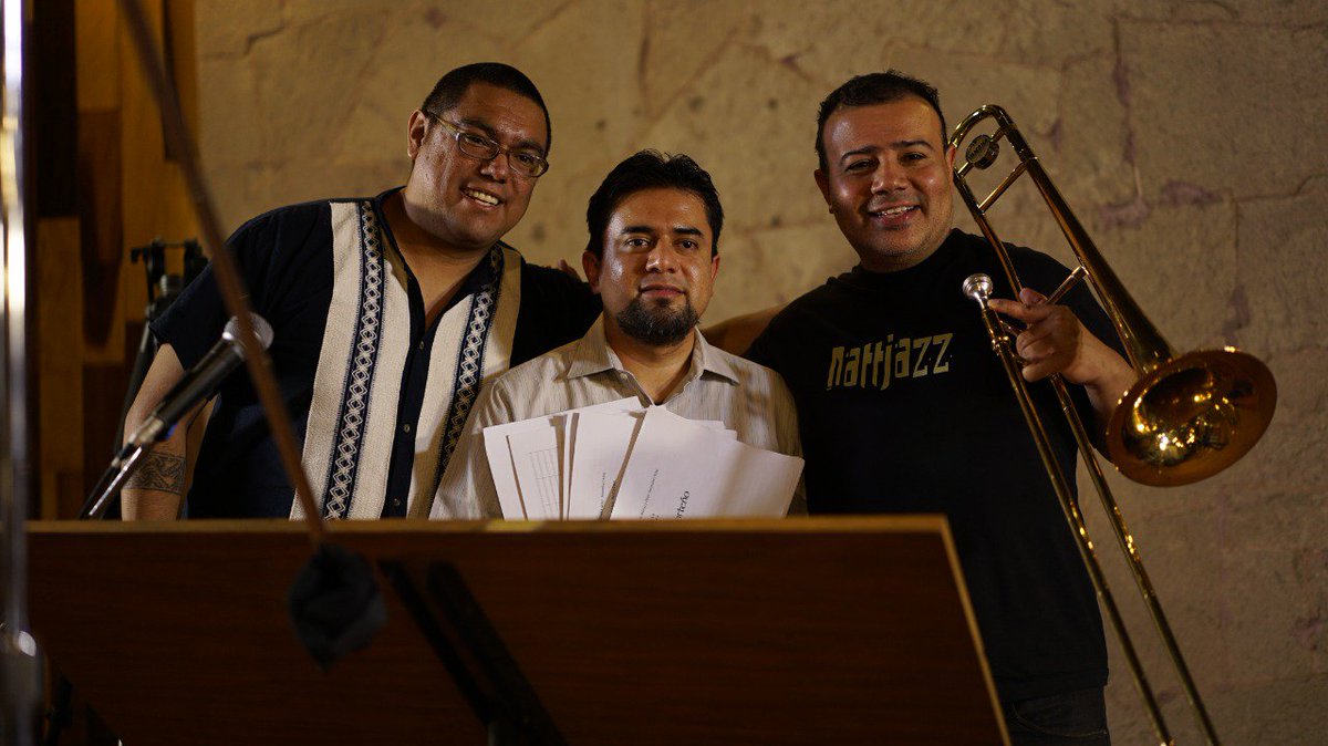 ONJMX's tweet photo. Rey David Alejandre invitado especial para la grabación de la suite "La Mexicana" compuesta para la #ONJMX y César Secundino (solista).
@ACulturatv @contrajazzymas @imerhoy @nprmusic https://t.co/MyMJsdufbe
