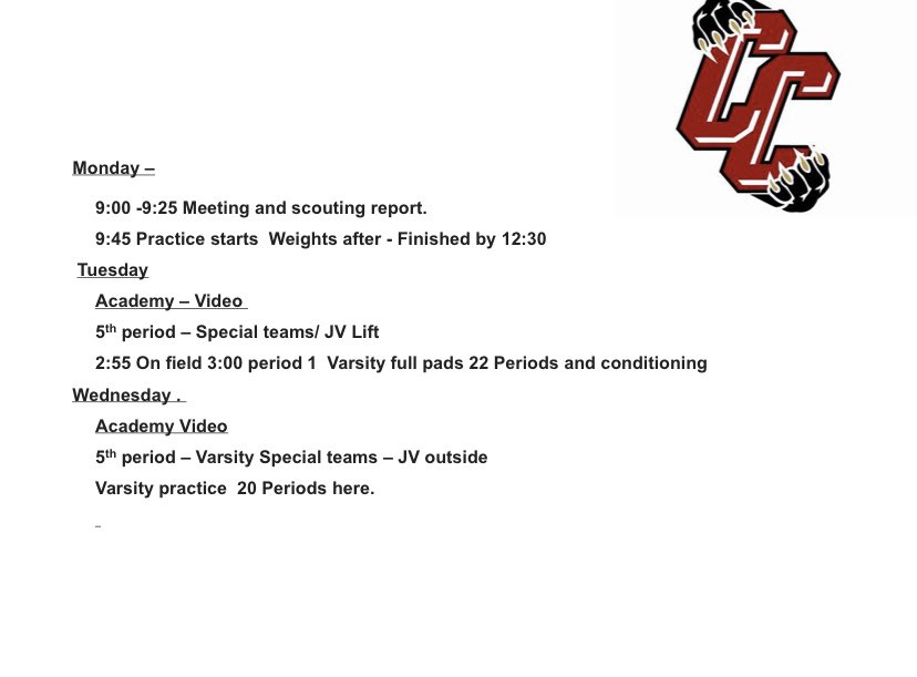 WillisWildkats1's tweet image. Hope everyone had a great 3 day weekend! See you all at school tomorrow. Here is our schedule for the rest of the week. #RelentlessCommitment
