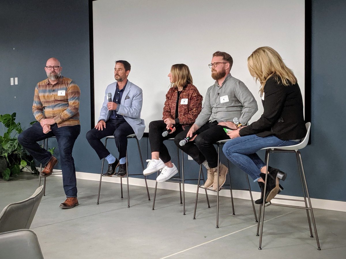 asknicely's tweet photo. Wrapped up another great #CXObsession last week! Thank you to all attendees and our fantastic panel of speakers Liz Walker, Nate Tomlinson, Chris Bebo, and Sean O'Connor, as well as @vacasarentals for hosting us in their gorgeous Pearl District office. Stay tuned for the videos! https://t.co/pNO4eQeyct